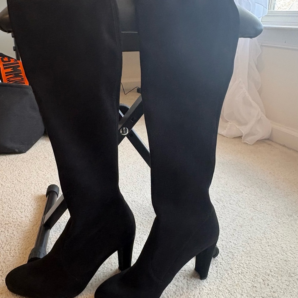 Stuart Weitzman Black Over the Knee Boots
